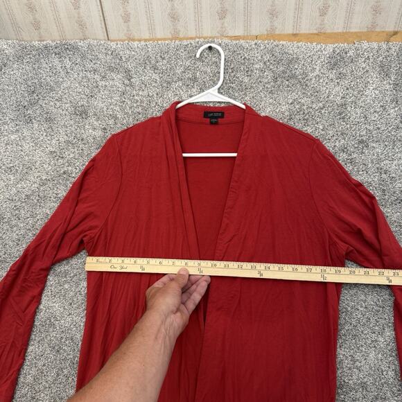 J. Jill Long Open Front Cardigan Medium Capsule Lagom Artsy Clean Girl Teacher - Picture 2 of 10